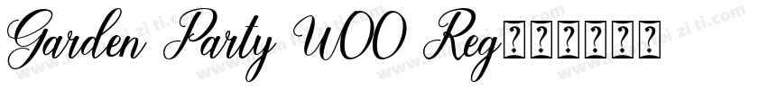 Garden Party W00 Reg字体转换